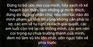 Yên phận trước hiện tại, tĩnh tâm tích tài năng, đợi chờ làm việc lớn