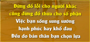 Tôi là nạn nhân của chính mình