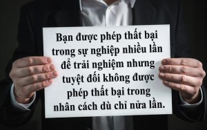 Làm gì cũng được nhưng đừng đánh mất đi chính mình!