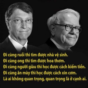 Hãy cho tôi biết bạn của bạn là ai, tôi sẽ nói cho bạn biết bạn là người như thế nào