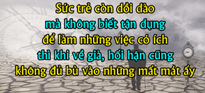 Thanh niên là phải nhìn XA, trung niên nhìn RỘNG, lão niên nhìn THẢN